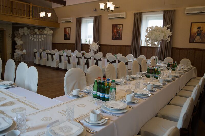 Sala weselna Adis przygotowana na przyjęcie