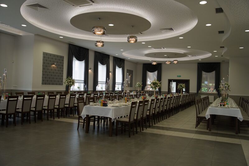 Sala weselna Adis przygotowana na przyjęcie